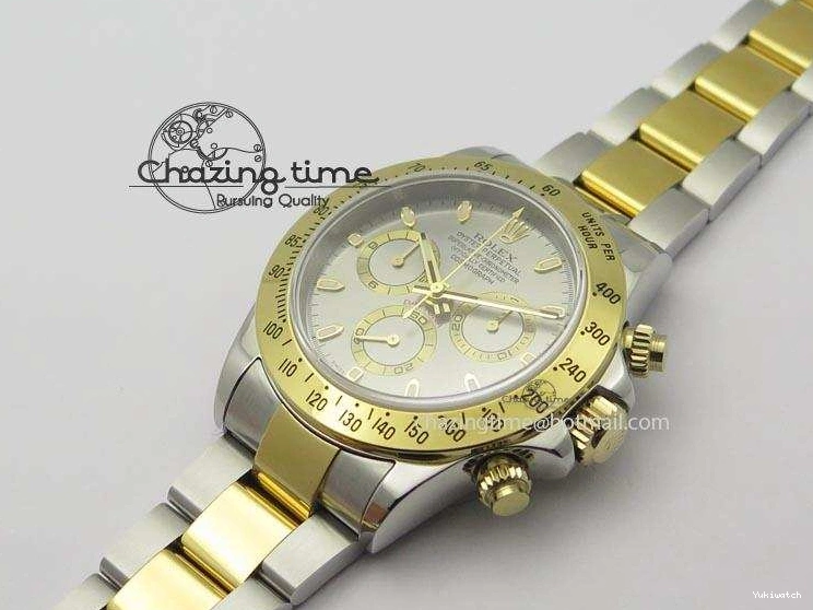JF SS 116523 Gray On Best Bracelet A7750 YG Edition SS YG Dial Daytona 0312